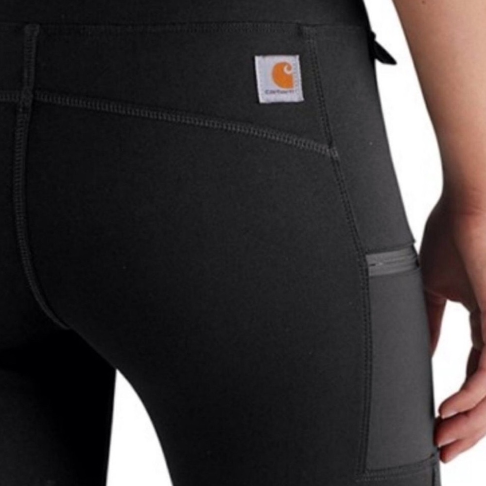 EUC....Women's CarHartt Fitted Black Pants. - Picture 2 of 6